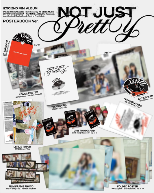 Izna - 2nd Mini Album Not Just Pretty (Posterbook Ver.)