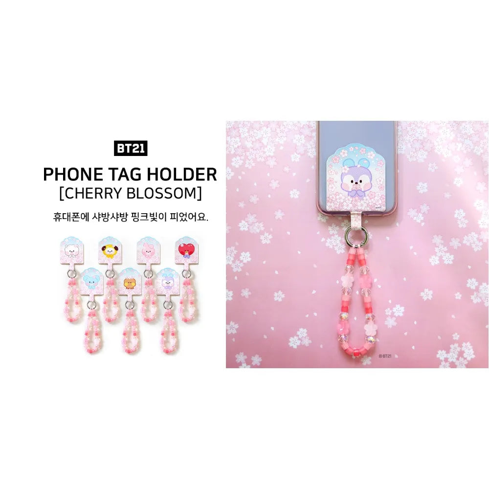 BT21 Phone Tag Holder Face - RJ
