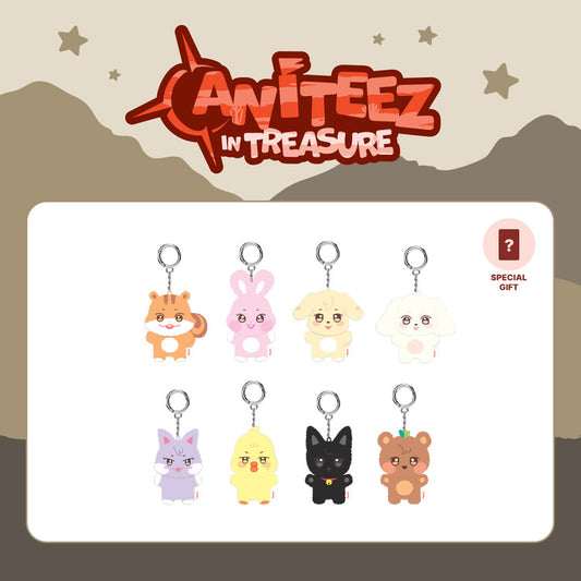 ATEEZ - [ANITEEZ IN TREASURE] MD MINI PLUSH PORTA CHAVES