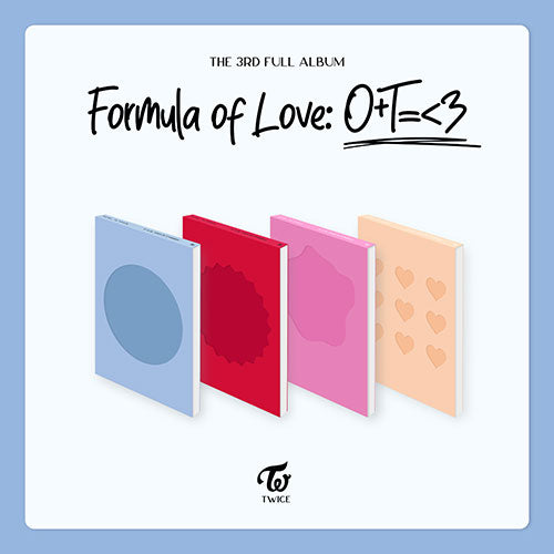 PRE-ORDER: TWICE - VOL.3 [FORMULA OF LOVE : O+T=<3]
