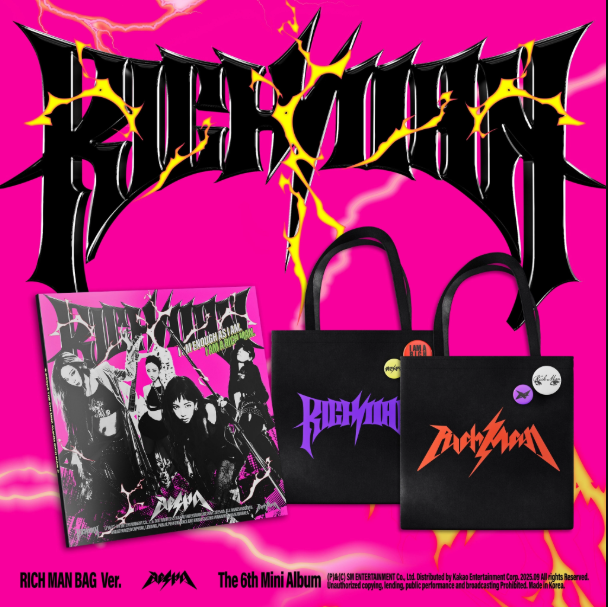 AESPA - 6th Mini Album Rich Man (Rich man bag Ver.)