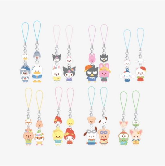 PRE-ORDER: SKZOO X SANRIO CHARACTERS - MINI FIGURE COUPLE KEYRING