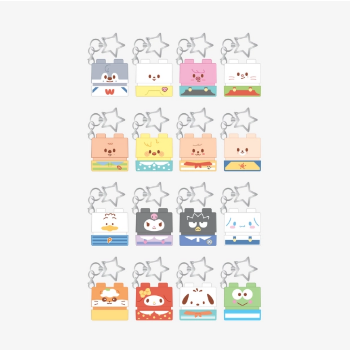 PRE-ORDER: SKZOO X SANRIO CHARACTERS - SECRET BLOCK STAMP (RANDOM)