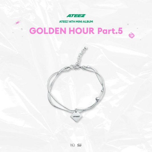 ATEEZ GOLDEN HOUR : Part.5 MD POP-UP STORE 925 SILVER BRACELET