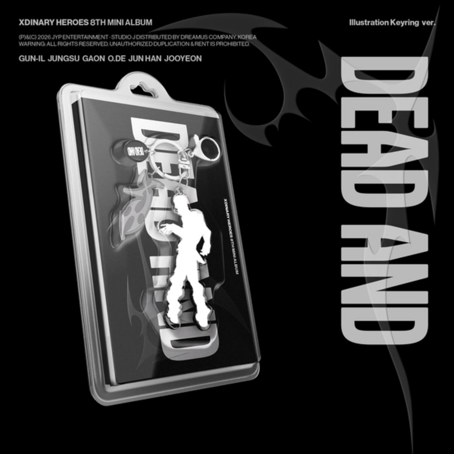 Xdinary Heroes - 8th Mini Album DEAD AND (Illustration Keyring Ver.)