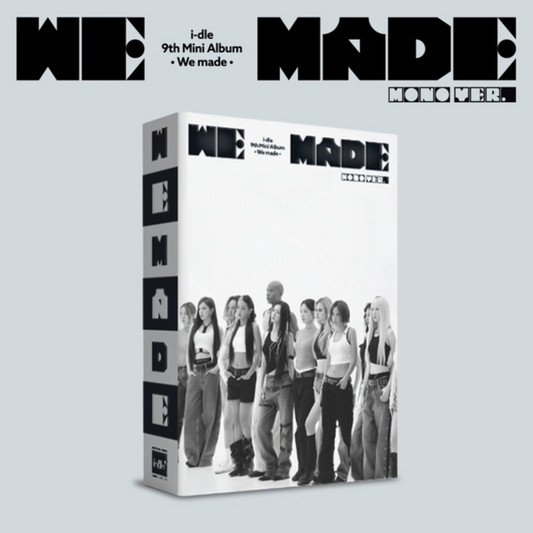 i-dle - 9th Mini Album We made (Mono Ver.)