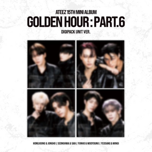 PRE-ORDER: ATEEZ - 15th Mini Album GOLDEN HOUR : Part.6 (DIGIPACK UNIT VER.)