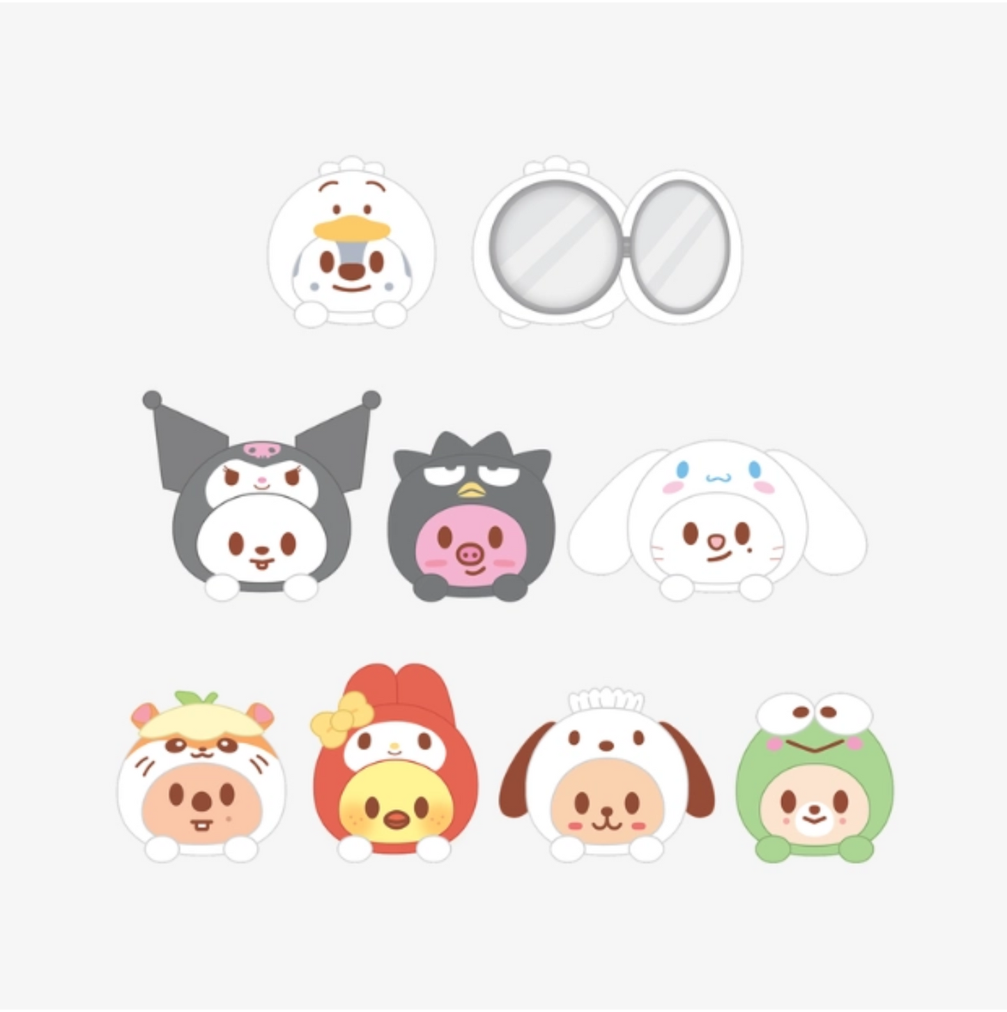 PRE-ORDER: SKZOO X SANRIO CHARACTERS - PLUSH MIRROR