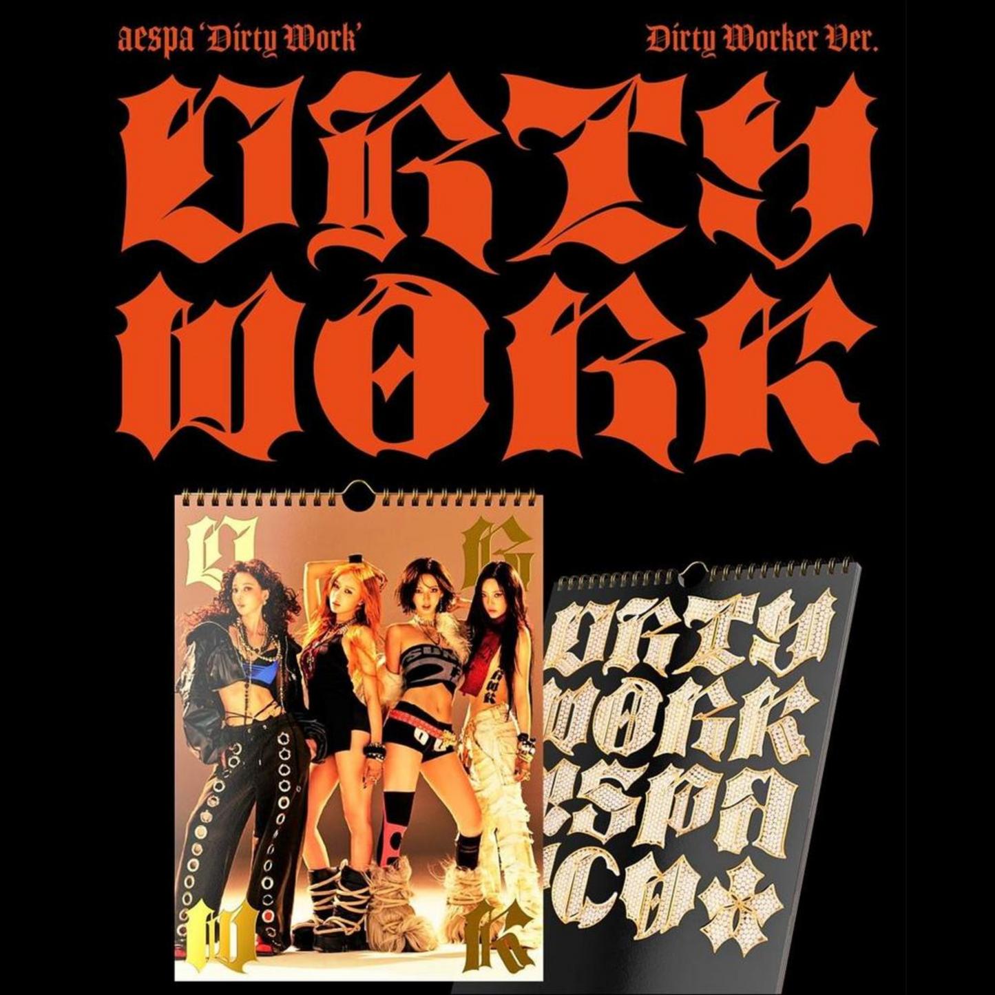 AESPA - SINGLE ALBUM Dirty Work (Dirty Worker Ver.)