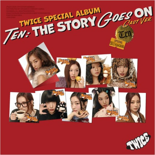 TWICE - Special Album TEN: The Story Goes On (CAST Ver.) with POB