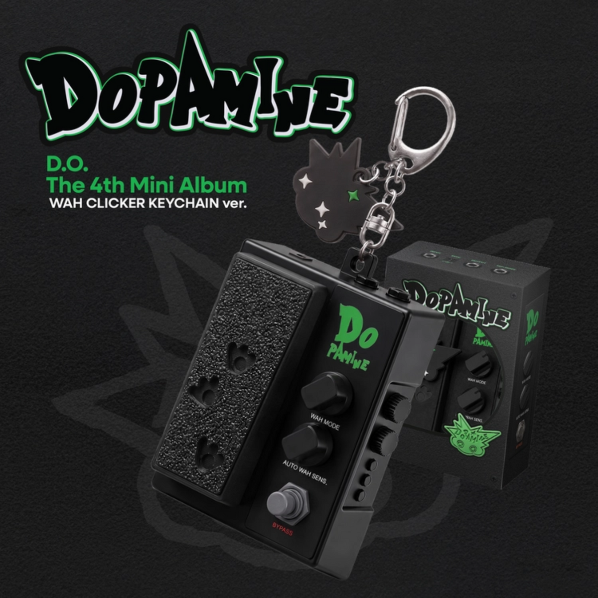D.O. - 4th Mini Album DOPAMINE (WAH CLICKER KEYCHAIN Ver.)