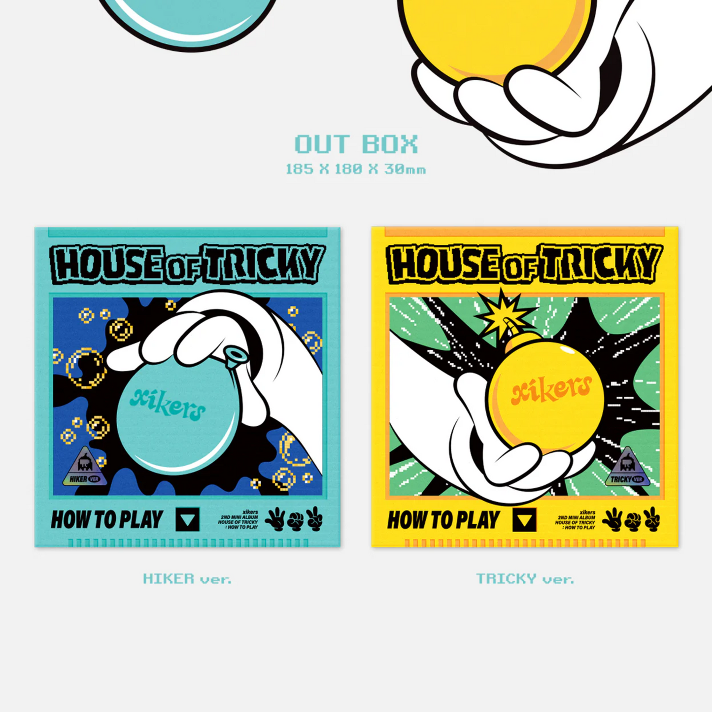 XIKERS - 2ND MINI ALBUM HOUSE OF TRICKY : HOW TO PLAY