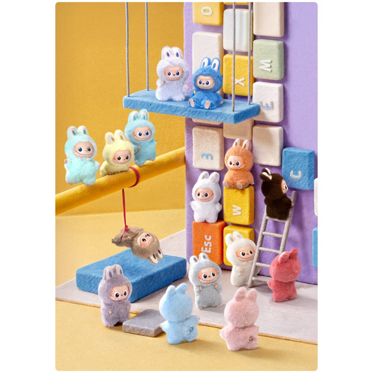 POPMART - THE MONSTERS PIN FOR LOVE SERIES-Vinyl Plush Pendant Blind Box (A-M) Labubu
