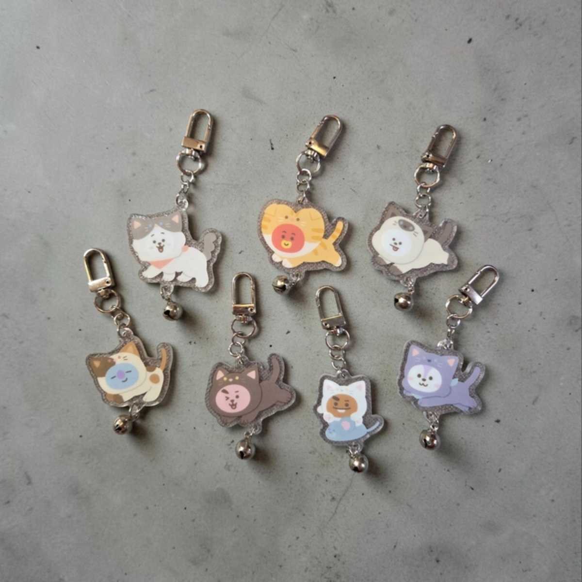 BT21 - CAT DAY ACRYLIC KEYRING