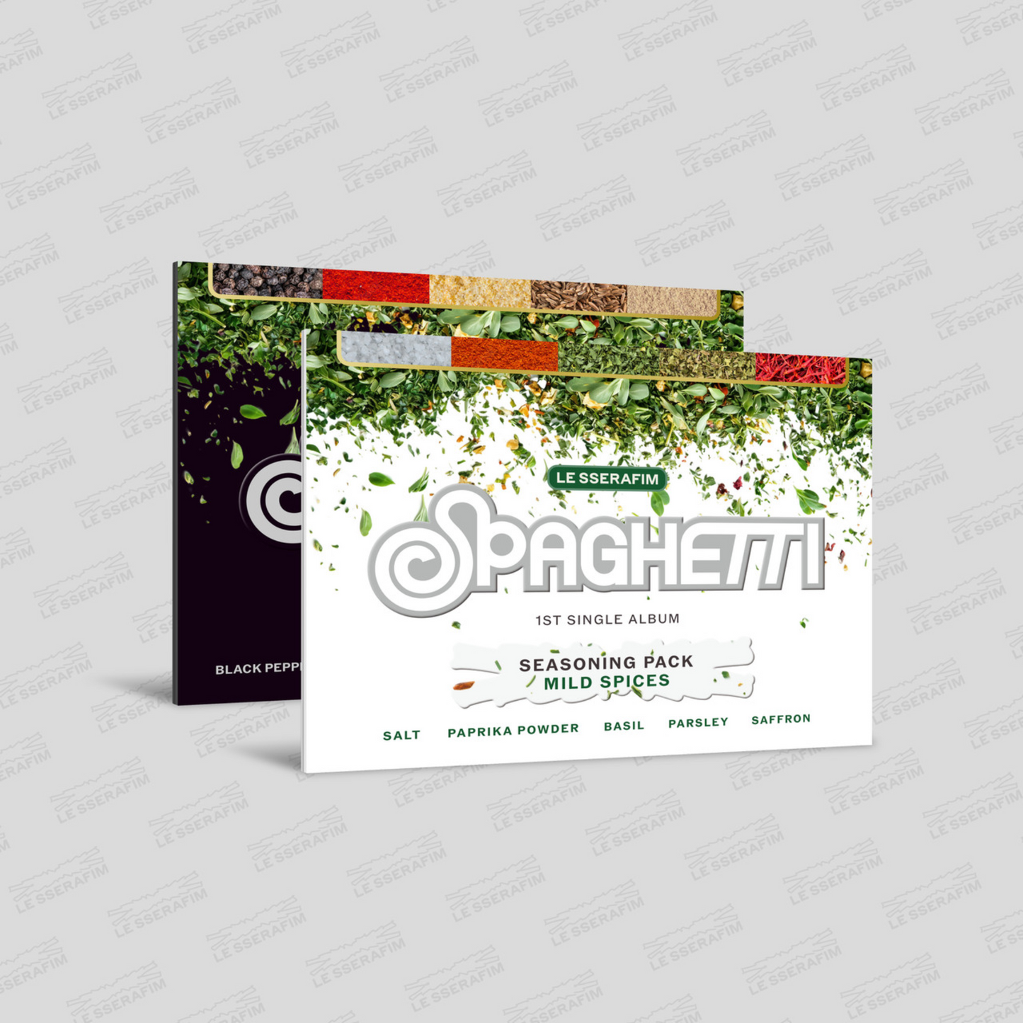 LE SSERAFIM - 1st Single Album SPAGHETTI (Weverse Albums ver.)