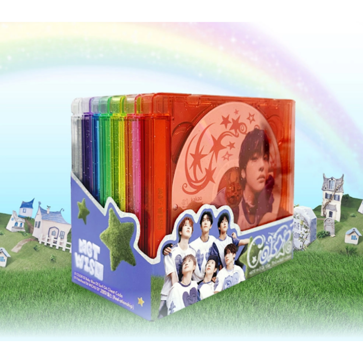 (LUCKY DRAW) NCT WISH - 3rd Mini Album COLOR (Jewel Case Ver.)
