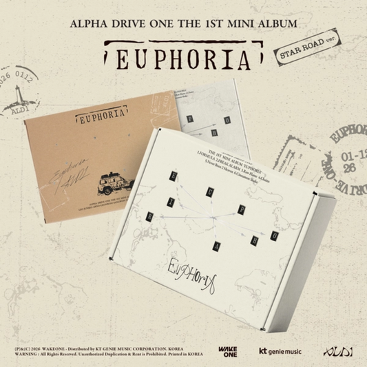 ALPHA DRIVE ONE - 1st Mini Album EUPHORIA (STAR ROAD Ver.)