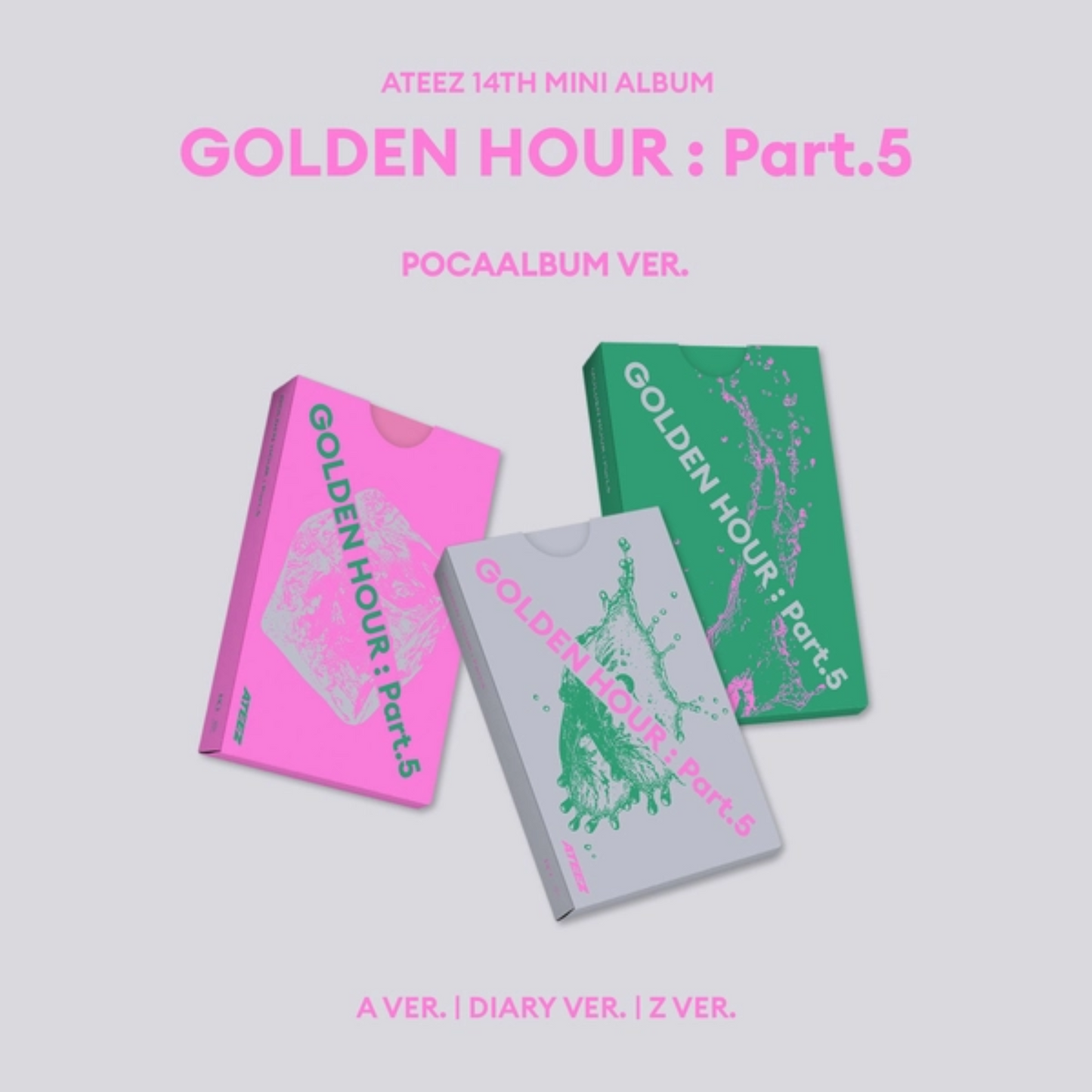 PRE-ORDER: ATEEZ - 14th Mini Album [GOLDEN HOUR : Part.5] (POCAALBUM)