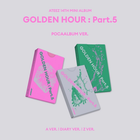 PRE-ORDER: ATEEZ - 14th Mini Album [GOLDEN HOUR : Part.5] (POCAALBUM)