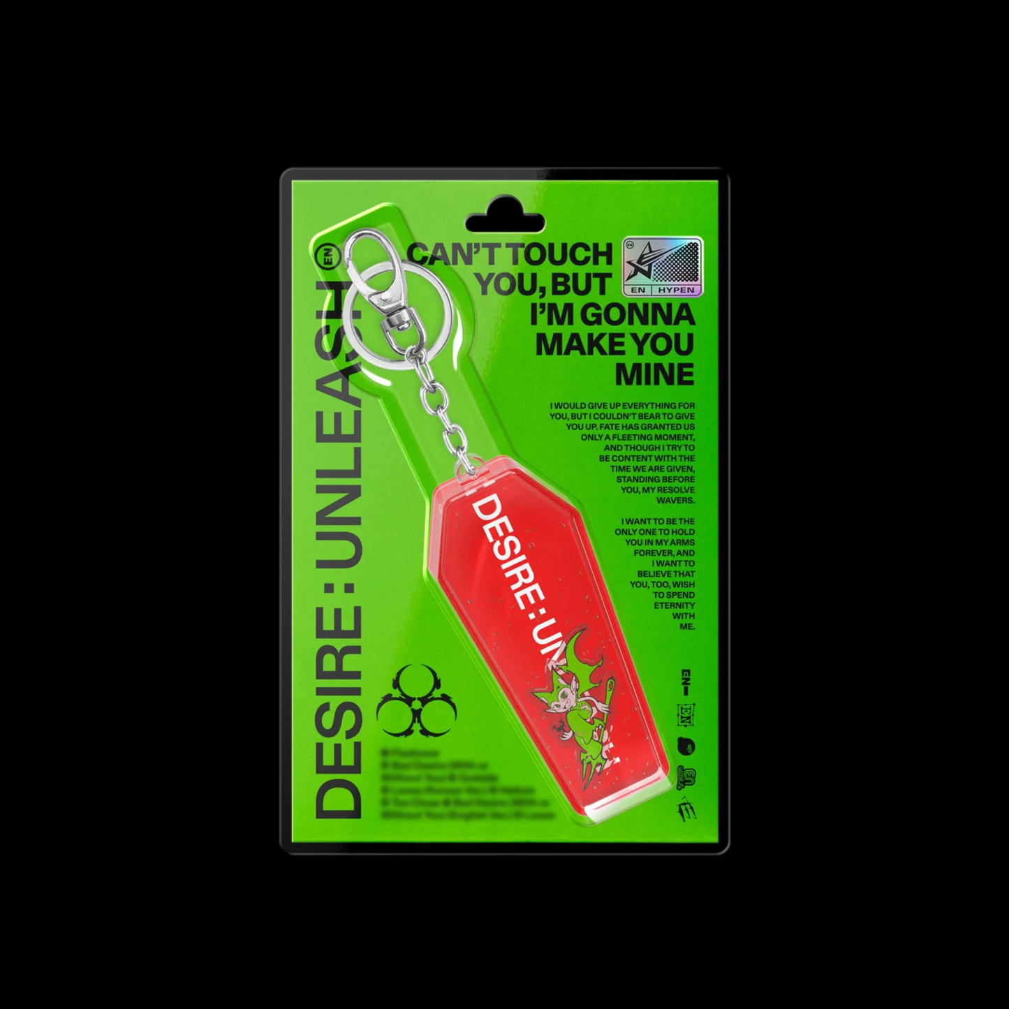ENHYPEN - 6th Mini Album DESIRE : UNLEASH (KEYRING Ver.)