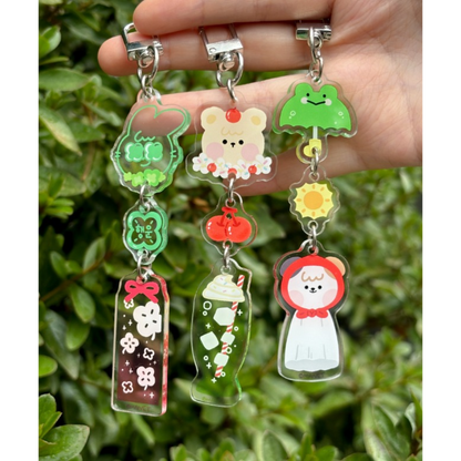 Manet porta-chaves sino de vento