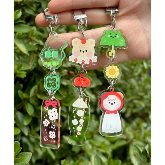 Manet porta-chaves sino de vento