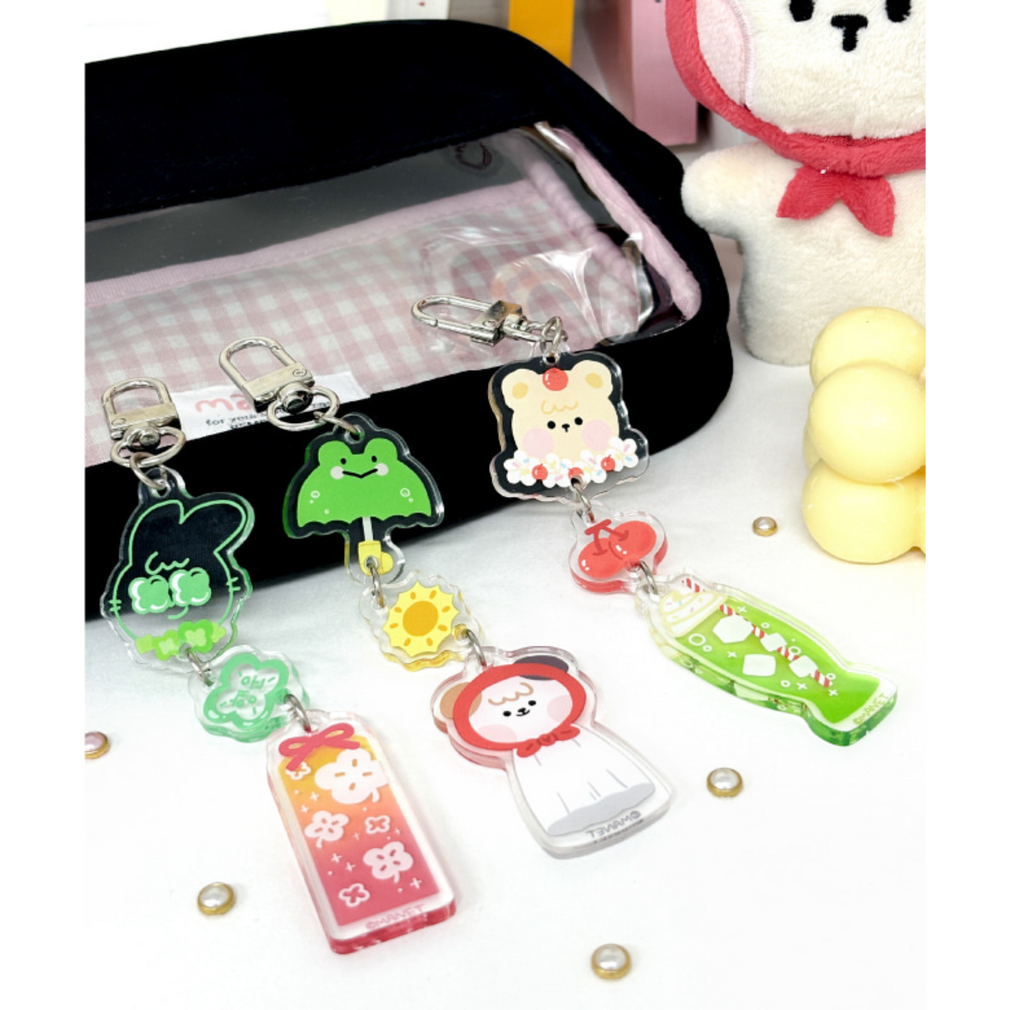 Manet porta-chaves sino de vento