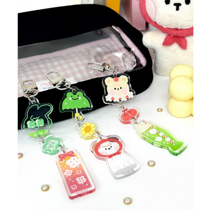 Manet porta-chaves sino de vento