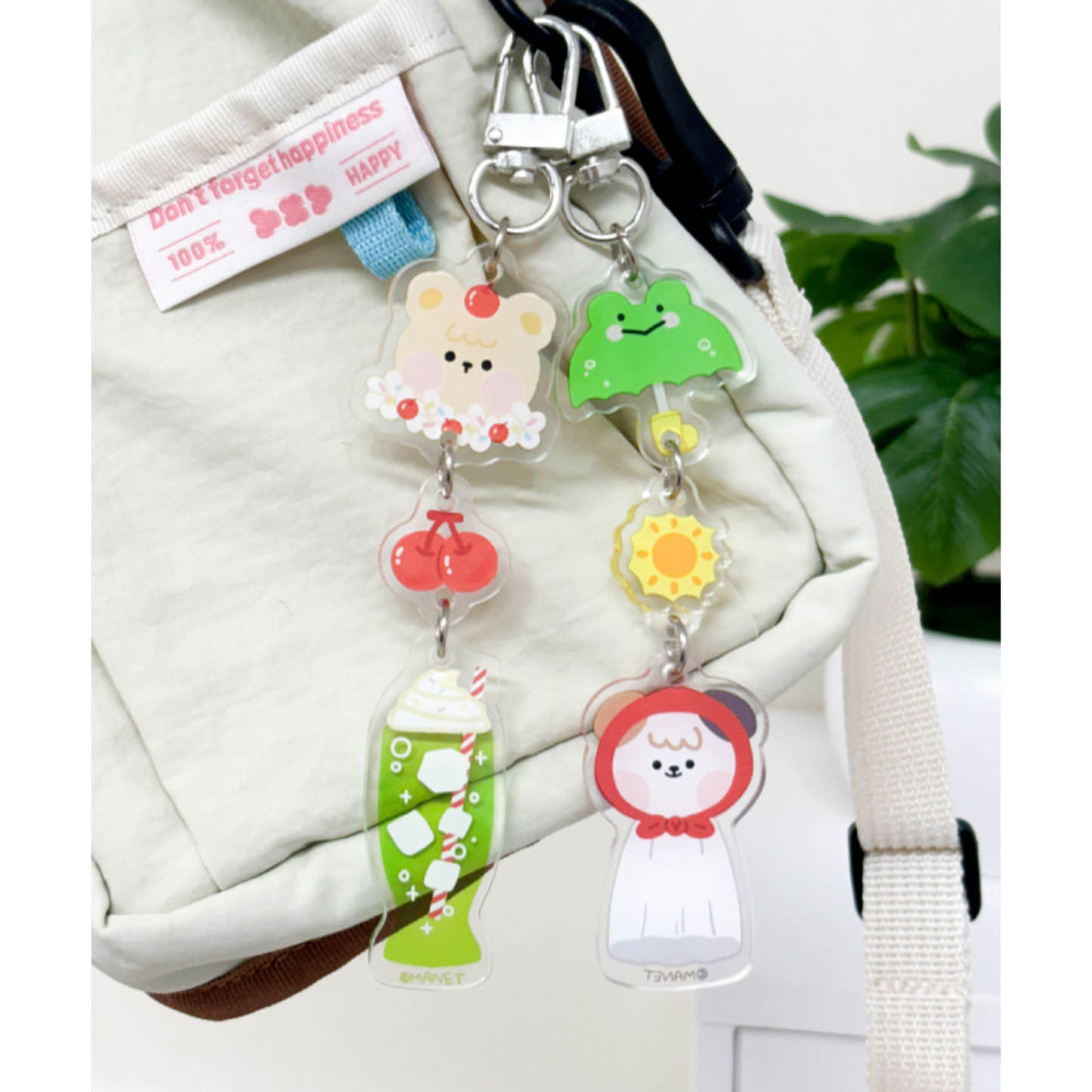 Manet porta-chaves sino de vento