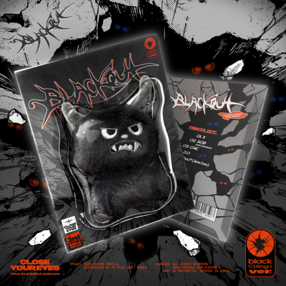 CLOSE YOUR EYES - 3rd Mini Album blackout (black CLting-i Ver.)