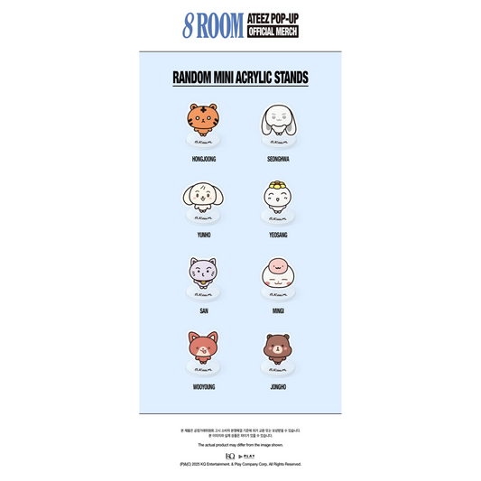 ATEEZ - 8ROOM MD RANDOM MINI ACRYLIC STANDS