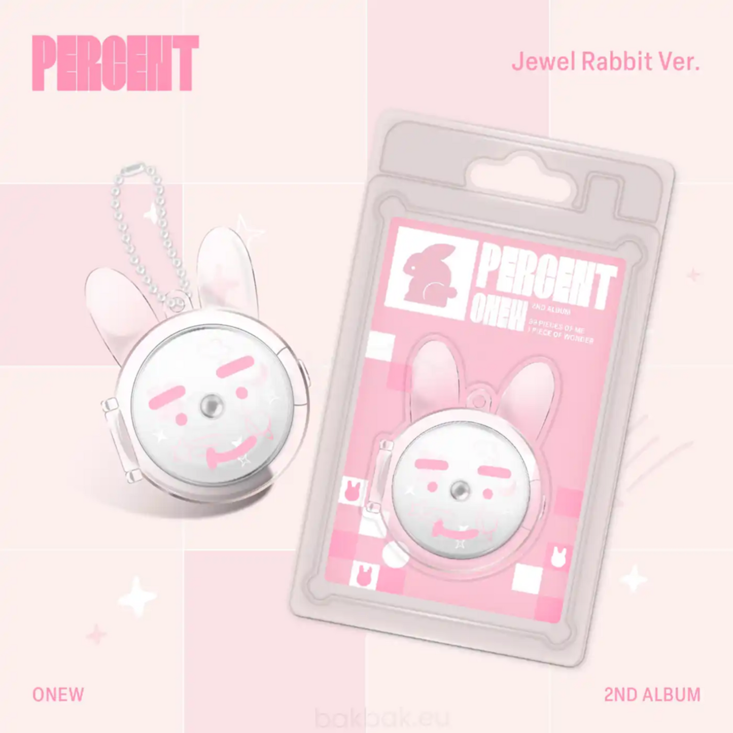 ONEW's 2nd full-length album PERCENT (Jewel Rabbit Ver.)