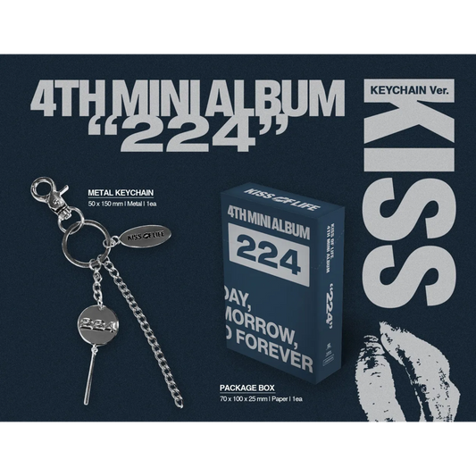 KISS OF LIFE - 4th Mini Album 224 (Keychain Ver.)