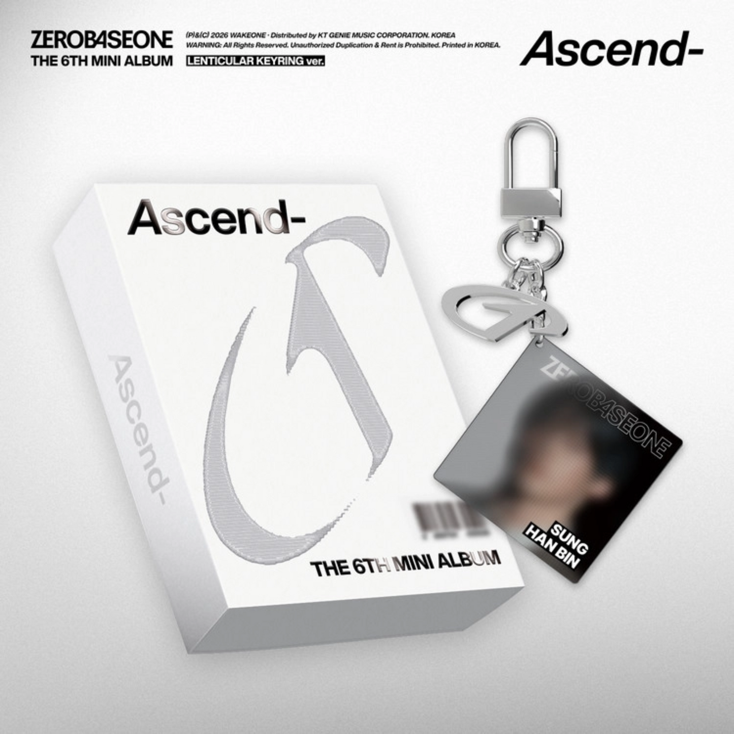 ZEROBASEONE The 6th Mini Album Ascend- LENTICULAR KEYRING Ver.