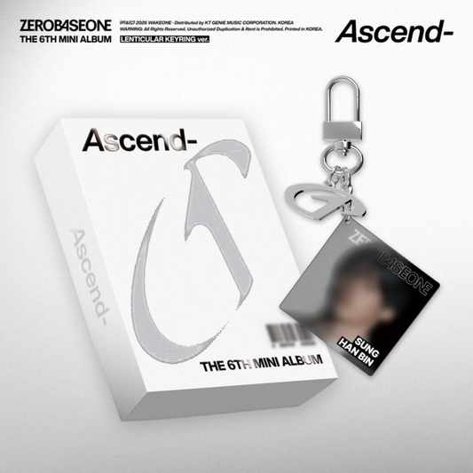 ZEROBASEONE The 6th Mini Album Ascend- LENTICULAR KEYRING Ver.