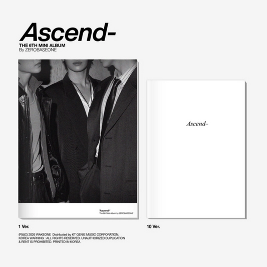 ZEROBASEONE - The 6th Mini Album Ascend- (Photobook Ver.)
