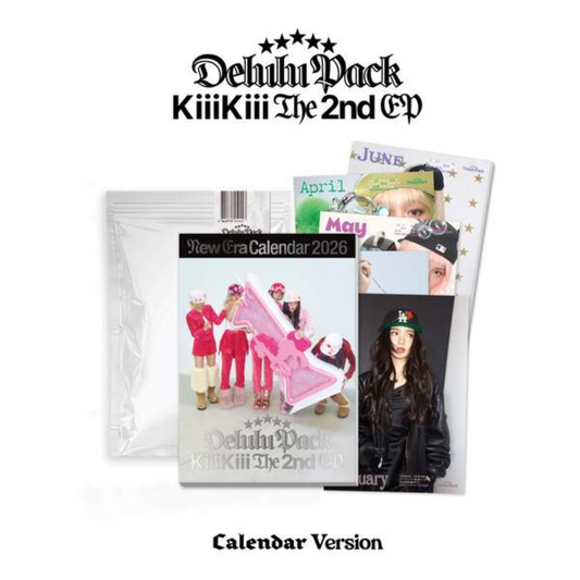 KiiiKiii - 2nd EP Album Delulu Pack (Calendar. Ver.)