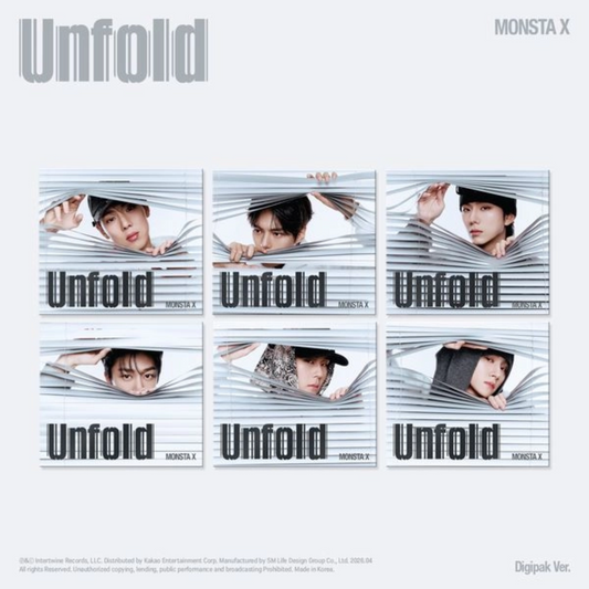 MONSTA X - English Album Unfold (DIGIPACK Ver.) (Limited Edition)
