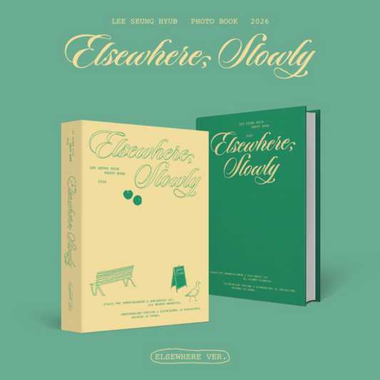 PRE-ORDER: LEE SEUNG HYUB (N.Flying) - 3rd PHOTO BOOK Elsewhere, Slowly