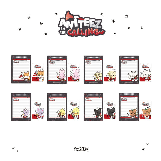 ATEEZ ANITEEZ IN THE CALLING MINI CLIPBOARD & MEMO PAD SET