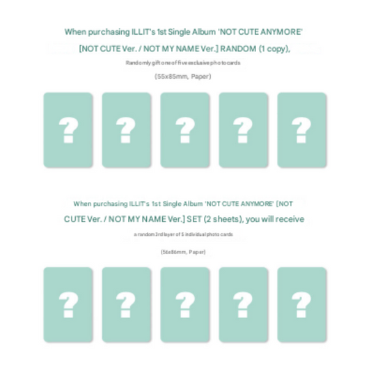 (POB) ILLIT - 1st Single Album NOT CUTE ANYMORE