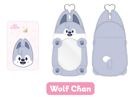 Stray Kids SKZOO REEL HOLDER - SKZ 5'CLOCK Wolf Chan