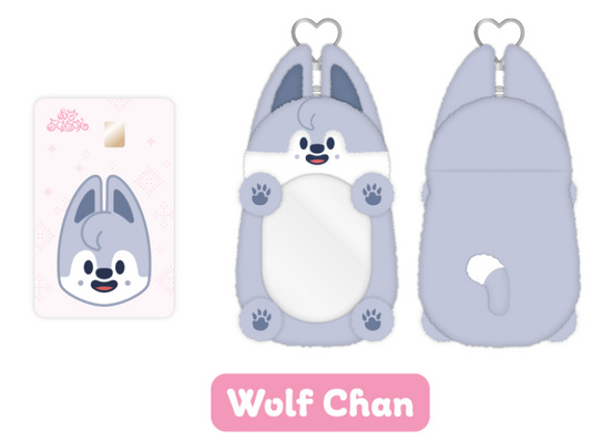 Stray Kids SKZOO REEL HOLDER - SKZ 5'CLOCK Wolf Chan